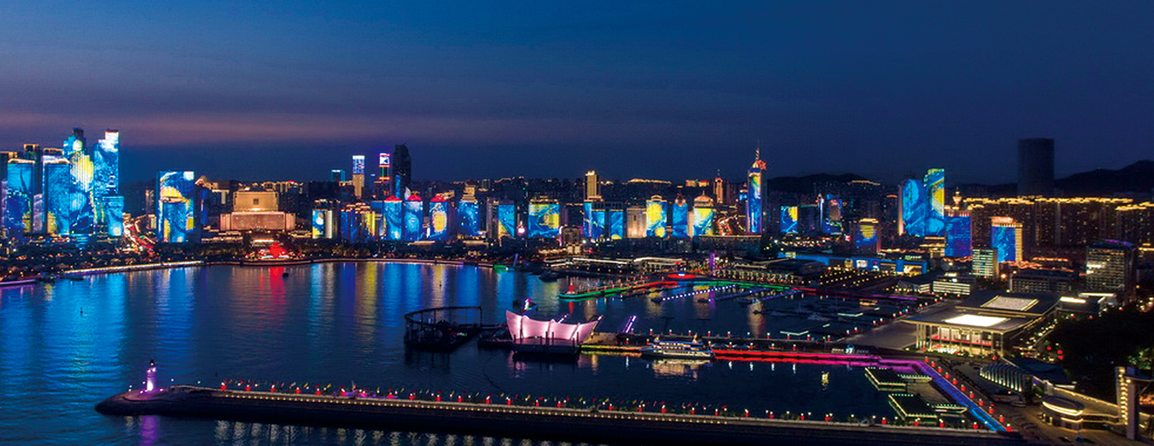 通辽奥帆中心夜景提升